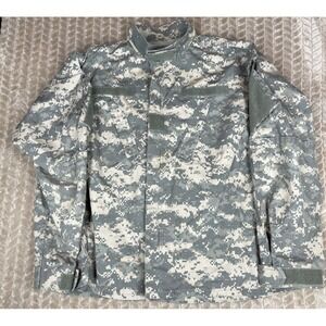 Vintage Y2K 2005 US Army ACU Combat‎ Jacket Large Reg Ripstop